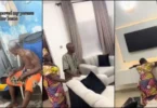 Emotional moment lady ushers her parents into new home