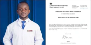 UNN best-graduating student receives fully funded Commonwealth scholarship after N50K prize snub
