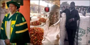University professor who sells vegetables advises youths
