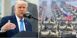 “If you attack, you’ll experience ‘full strength‘ of US military” – Trump to Iran
