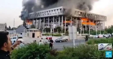 Chaos as Israel strikes Iran’s state TV during live broadcast