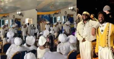 Mixed reactions as Davido and Omah Lay’s ‘With You’ is performed in church