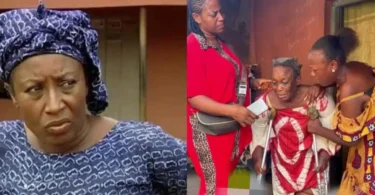 Patience Ozokwor reacts after being accused of taking a widow’s land