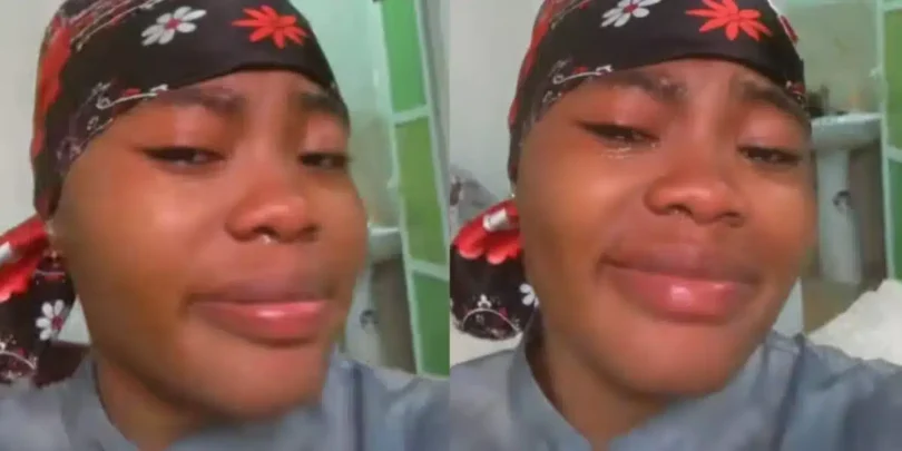 Lady in tears as boyfriend cancels wedding over her refusal to get pregnant first