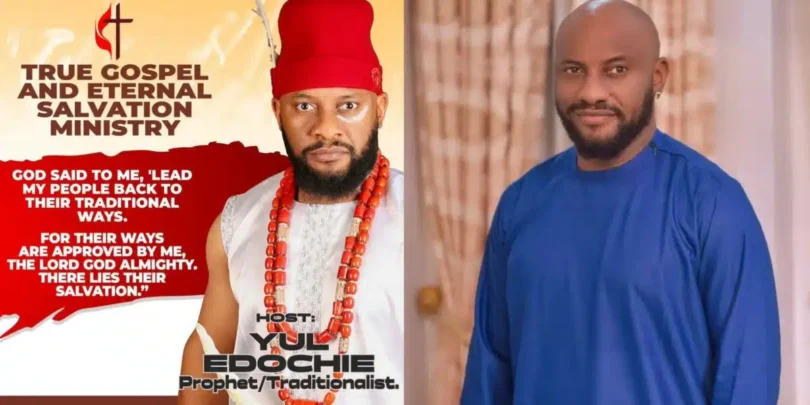 Yul Edochie returns to missionary work, renames ministry
