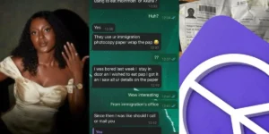 Lady calls our Nigeria immigration service after her application form was used to sell Akara to stranger
