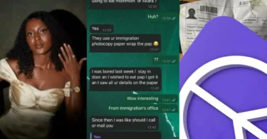 Lady calls our Nigeria immigration service after her application form was used to sell Akara to stranger