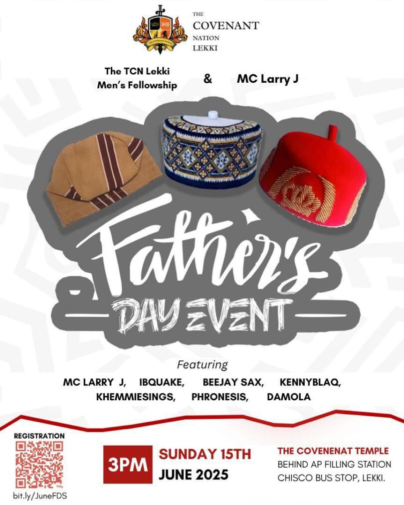 Mc Larry J set to host Father’s Day event at TCN Lekki