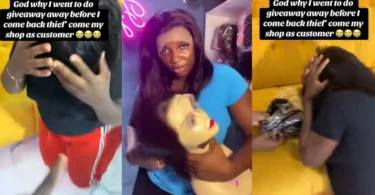Hair vendor exposes thief who disguised as customer to steal ₦165K wig