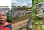 Lady shares how her car lost control on expressway, crashes into bush