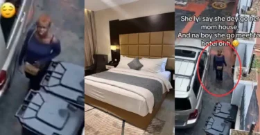 Man confronts girlfriend who claimed she was visiting mother but was spotted in hotel
