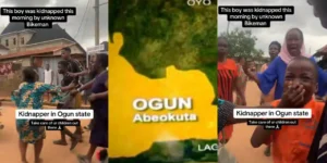 Kidnapper disguised as bike man caught in Ogun during attempt to kidnap primary school student
