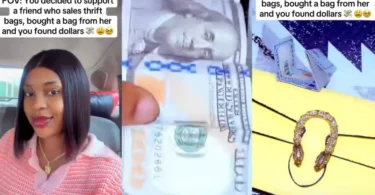 Lady discovers 0 in thrift bag after purchase