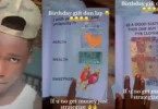 Man gets vitamin c, sweet, and ₦500 for one year’s transport as birthday gift from sister