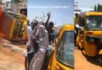 Angry residents attack suspected phone thief, burn tricycle