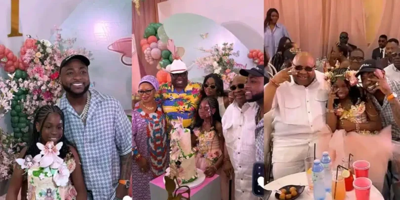 Davido stirs buzz with his appearance at Imade’s birthday party