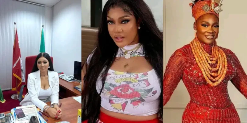 Regina Daniels reacts to Angela Okorie’s comment about Mercy Johnson