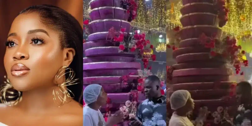 Price of Veeke James’ 20ft birthday cake raises eyebrows