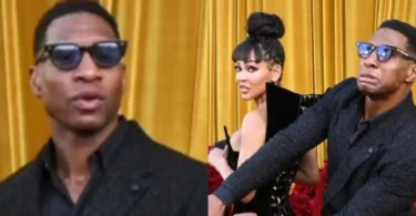 Jonathan Majors, Meagan Good stir buzz with their appearance at Hollywood Impact awards