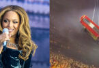 Fans Stunned As Beyoncé’s Flying Car Gets Stuck Mid-Air At Houston Show