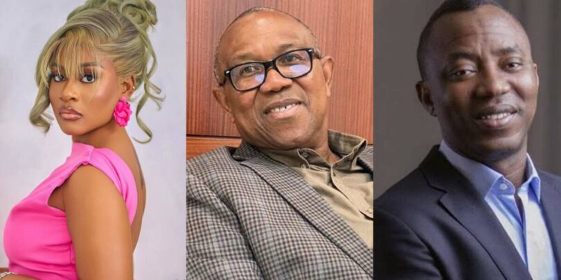 Peter Obi is no saint; Sowore our only hope – Phyna