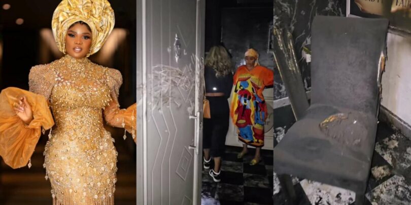 Iyabo Ojo’s office catches fire