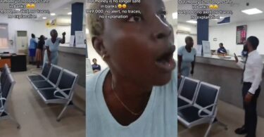Woman causes commotion in bank as ₦949k disappears from account