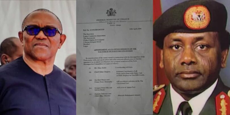 Peter Obi presents proof of past interaction with Abacha