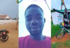 Nigerian man on bicycle journey to U.S. arrives Togo in 8 days