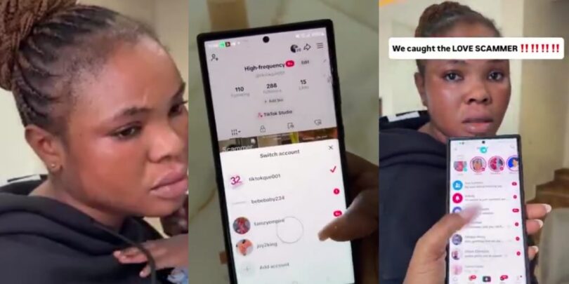 Lady exposed for faking identity on TikTok to scam men using another woman’s face