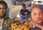 Asake’s baby mama Khadijat spotted selling roasted corn