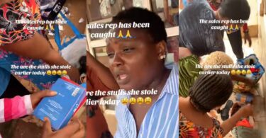Businesswoman shocked as sales rep loots shop hours after salary payment