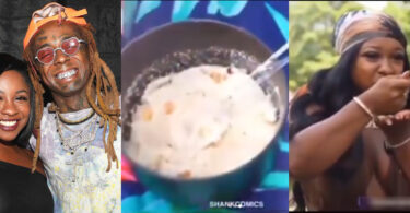 Lil Wayne’s Daughter Tries Garri For The First Time, Hilarious Reaction Sparks Buzz Online
