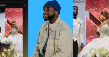 “Film am well well”- Ruby Orjiakor Over the Moon as Davido Reposts Her Viral Wedding Video