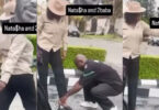 Reactions Trail Viral Clip of Natasha Commanding 2Baba to Put on Her Shoes and Hold Her Bag